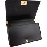 Chanel Quilted Lambskin Single Flap Boy Crossbody Bag