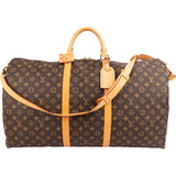 Louis Vuitton Monogram Canvas Keepall 60 Bandoulière Travel Bag
