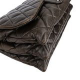 Chanel Quilted Lambskin Palladium Single Flap Crossbody Bag