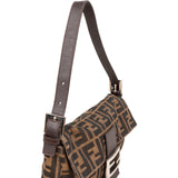 Fendi Monogram FF Zucca Baguette Shoulder Bag