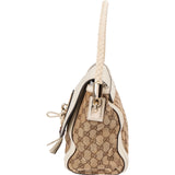 Gucci Monogram GG Canvas Bella Flap Shoulder Bag
