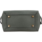 Céline Dark Green Grained Leather Belt Handbag
