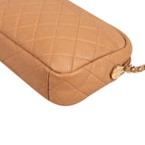 Chanel Quilted Caviar Leather Tassel Camera Crossbody Bag