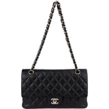 Chanel Quilted Lambskin Medium Double Flap Crossbody Bag