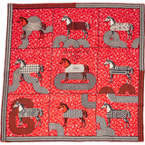 Hermès Parures de Galla Silk Carre 90 Tuch Scarf