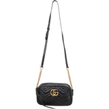 Gucci ChevronLeather GG Marmont Camera Crossbody Bag
