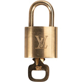 Louis Vuitton Classic Brushed Gold Lock Schloss Padlock