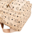 MCM Monogram Visetos Stark Studded Small Backpack