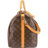 Louis Vuitton Monogram Canvas Keepall 55 Bandoulière Travel Bag