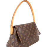 Louis Vuitton Canvas Monogram Mini Looping Shoulder Bag