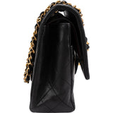 Chanel Quilted Lambskin 24K Gold Medium Double Flap Shoulder Bag