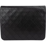 Chanel Quilted Lambskin Small 24K Gold Single Flap Shoulder Bag