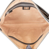 MCM Monogram Metallic Visetos Zoo Clutch