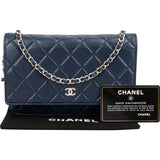 Chanel Quilted Lambskin Wallet On Chain Crossbody Bag
