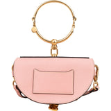 Chloé Pink Calfskin Nile Minaudière Bracelet Handbag