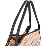 Burberry Haymarket Check Tote Shoulder Bag