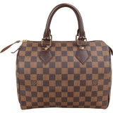 Louis Vuitton Monogram Damier Ebene Canvas Speedy 25 Handbag