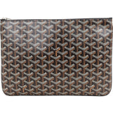 Goyard Goyardine Monogram Sénat MM Clutch