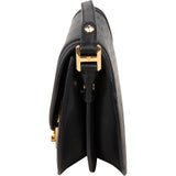 MCM Visetos Monogram Embossed Leather Patricia Saddle Crossbody Bag