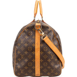 Louis Vuitton Monogram Canvas Keepall 55 Bandoulière Travel Bag