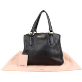 Miu Miu Grained Vitello Daino Leather Tote Handbag