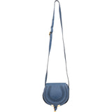 Chloé Grained Calfskin Marcie Small Saddle Crossbody Bag