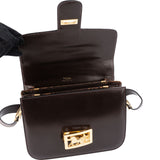 Céline Leather Vintage Horse Carriage Flap Shoulder Bag