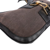 Gucci Horsebit Cotton & Leather Shoulder Bag