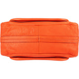 Chloé Orange Grained Leather Paraty Handbag