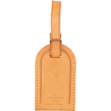 [🔄️B10 / F75] Louis Vuitton Vachetta Leather Luggage Tag - vintageandkickz