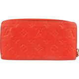 Louis Vuitton Leather Monogram Empreinte Zippy Wallet