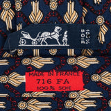 Hermès Poupées Print Silk Tie Krawatte