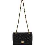Chanel Quilted Lambskin 24K Medium Double Flap Shoulder Bag