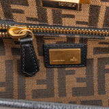 Fendi Black Leather Medium Peekaboo Handbag