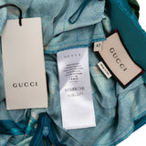 Gucci Multicolor Vita Garden Print Silk Skirt (IT42)