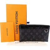 Louis Vuitton Monogram Eclipse Pochette Discovery PM Clutch