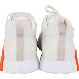 Hermès White Leather & Suede Bouncing Sneakers (43)