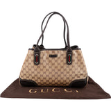 Gucci Monogram GG Coated Canvas New Britt Shoulder Bag