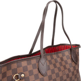 Louis Vuitton Monogram Damier Ebene Neverfull MM Shoulder Bag