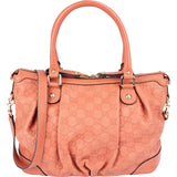Gucci Pink Guccissima Leather Sukey Handbag