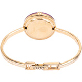 Gucci Gold Tone Change Bezel Bangle 11/12 Women Watch