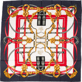 Hermès Grand Manège Silk 90 Scarf Tuch