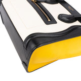 Céline Tricolor Drummed Calfskin Luggage Crossbody Handbag