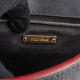 Miu Miu Grained Leather Club Flap Crossbody Bag