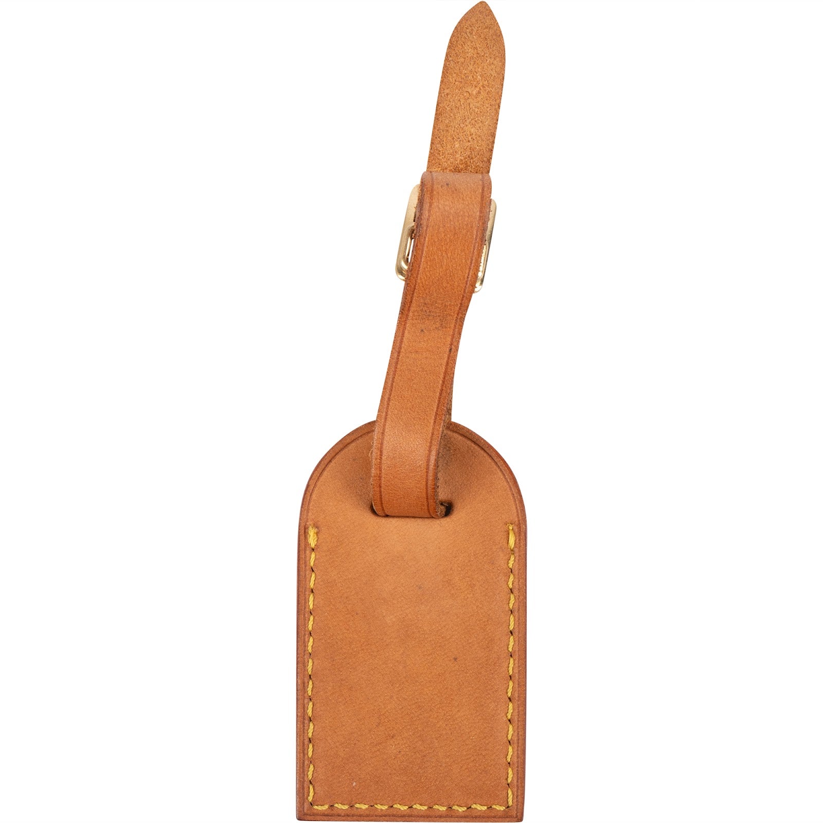[🔄️B10 / F48] Louis Vuitton Vachetta Leather Luggage Tag - vintageandkickz