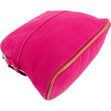 Hermès Pink Canvas Mini Bolide Pouch