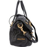 [🔄️B23 / F50] Miu Miu Vitello Lux Cofer Shoulder Bag - vintageandkickz