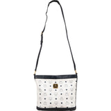 MCM Monogram Visetos Bicolor Bucket Crossbody Bag