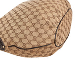 Gucci Monogram GG Canvas Horsebit Hobo Shoulder Bag