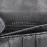 Yves Saint Laurent Croc-Embossed Leather Long Bifold Wallet